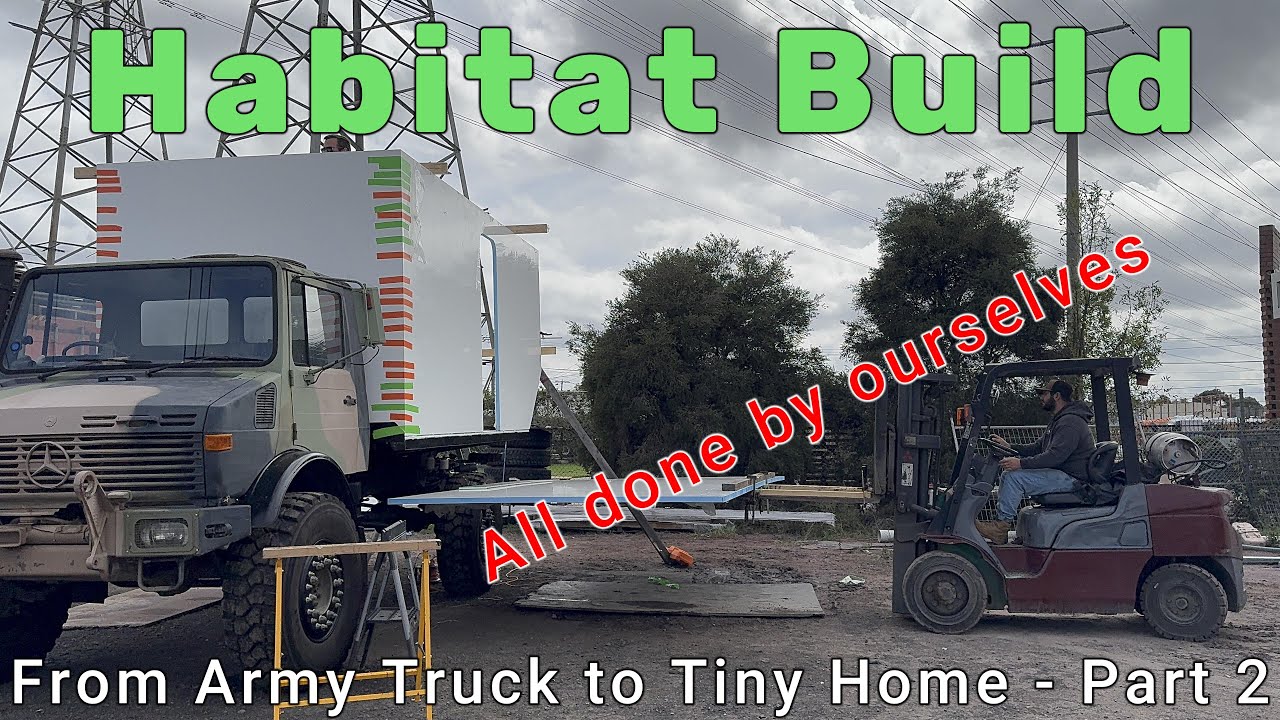 DIY Camper Build - From Army Unimog Truck to Tiny Home | Part 2 | EP 13