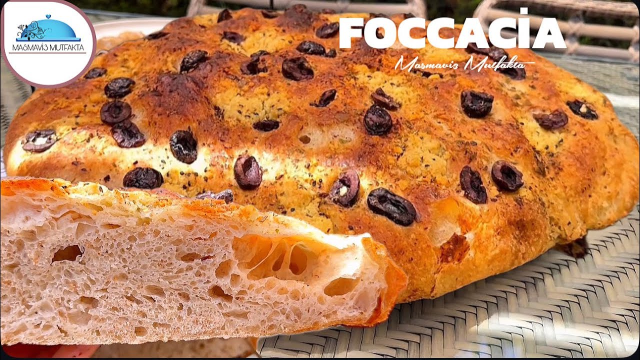ЛУЧШАЯ ФОКАЧЧА!‼️ Нежная, ароматная и очень вкусная — с оливками и сыром ✔️