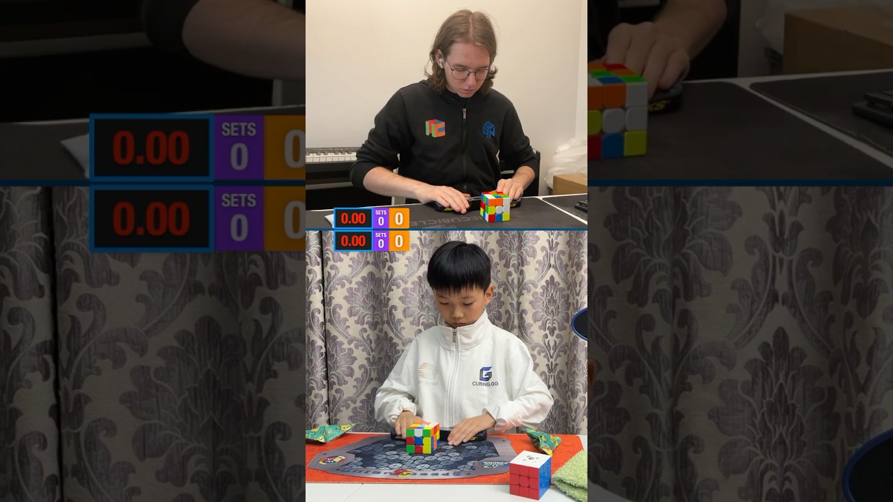 Champion vs Prodigy #rubikscube