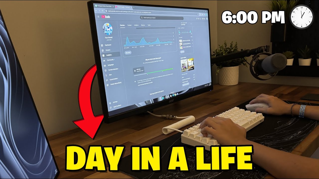 A Day In The Life Of A 14 Year Old Content Creator