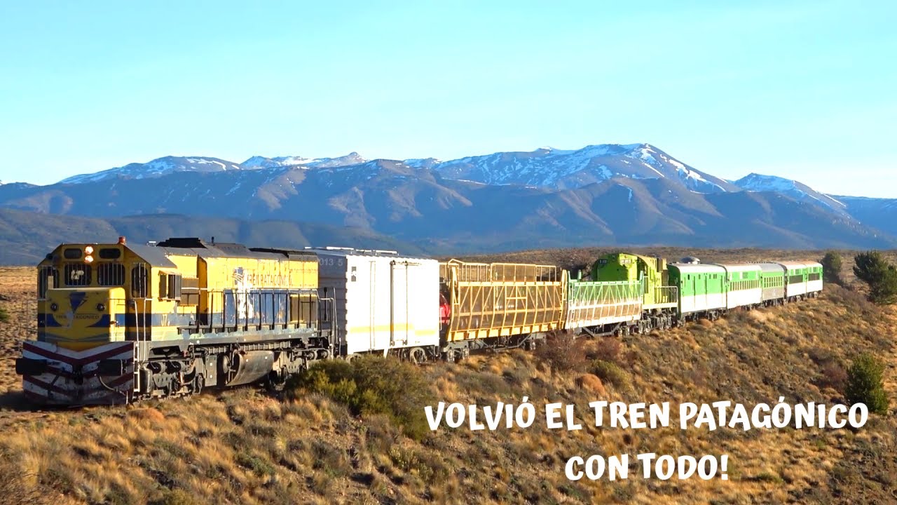 Volvió el Tren Patagónico con BANDEJA AUTOMOVILERA y COCHE DORMITORIO! Mayo 2022
