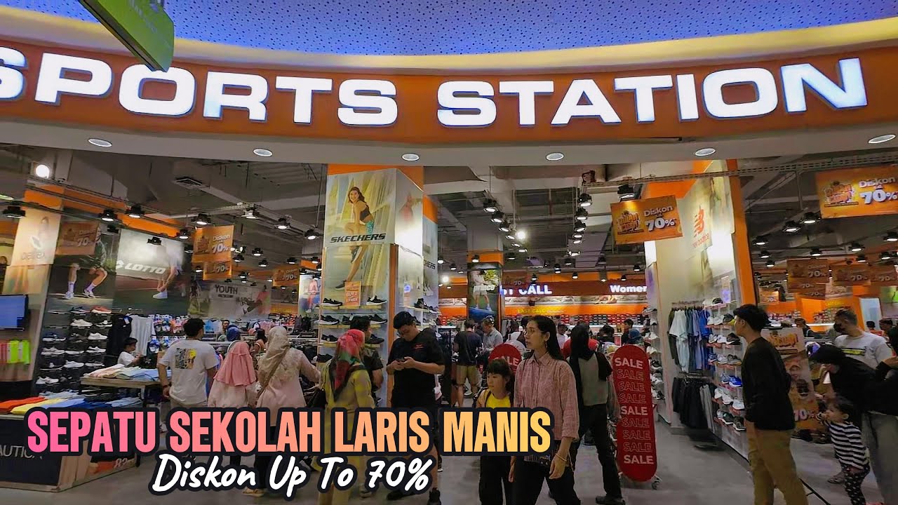 HUNTING FOR CHILDREN'S SCHOOL SHOES AT SPORTS STATION SUMMARECON MALL BEKASI