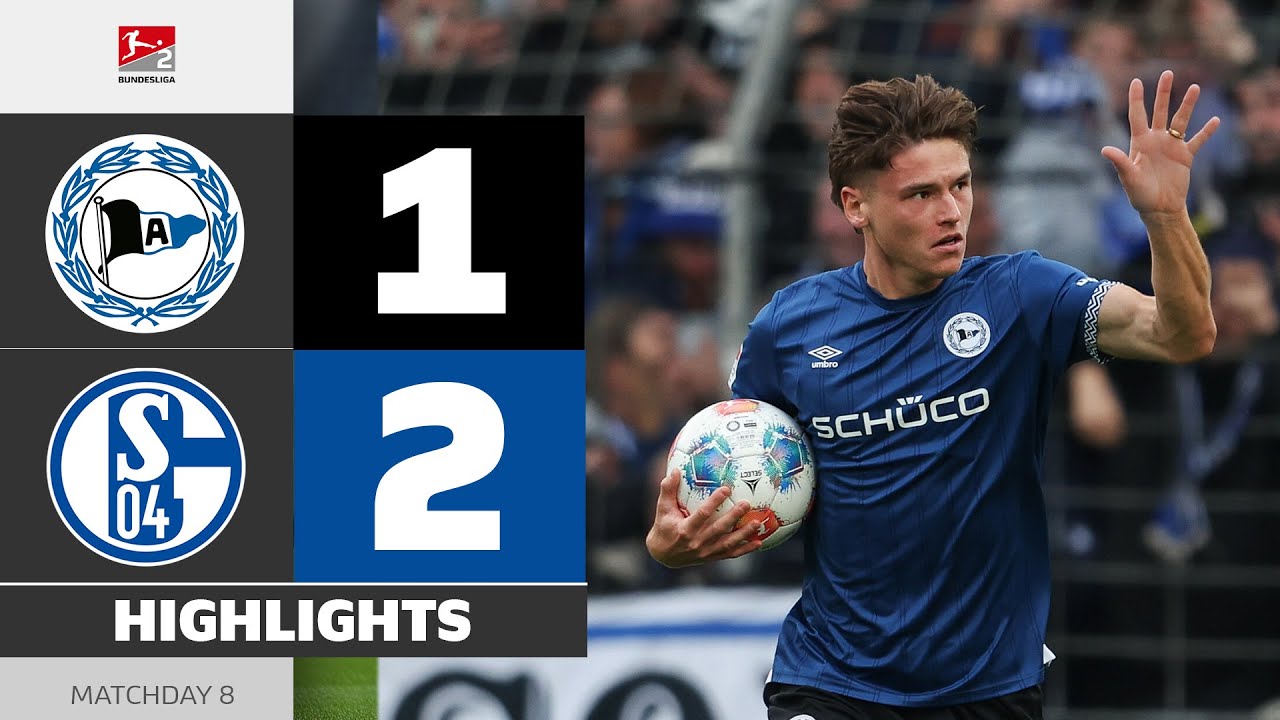 ARMINIA BIELEFELD - SCHALKE 04 | Highlights | Matchday 8 - Bundesliga 2 2025/26