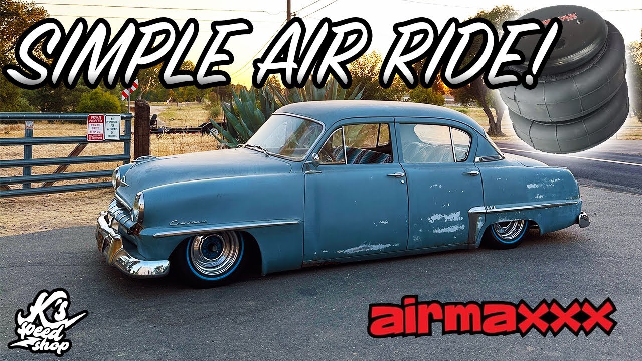 1953 Plymouth Cranbrook gets SLAMMED W/ Airmaxxx Universal Kit