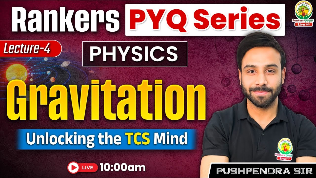 Gravitation | Rankers PYQ Series | For SSC CGL,CPO,CHSL,MTS | Pushpendra Sir #pyqseries