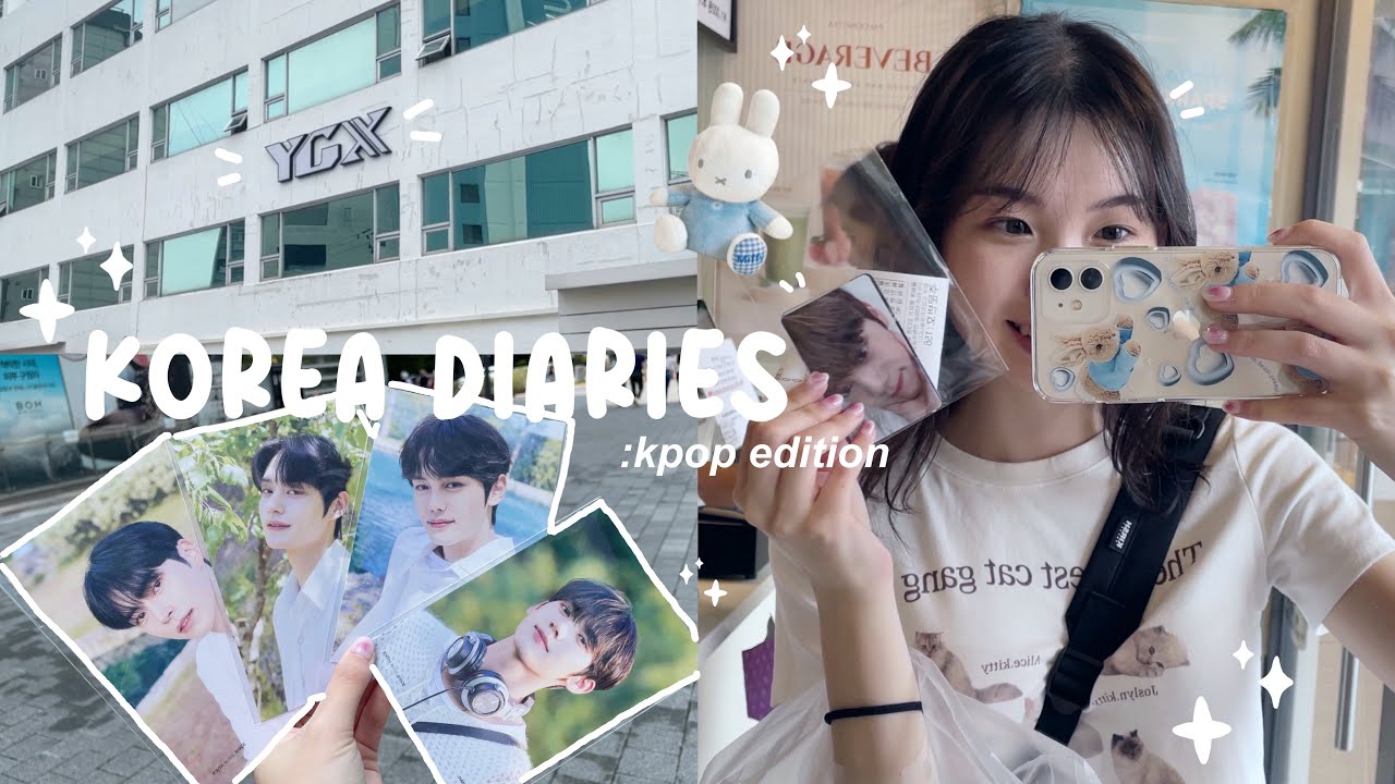 KOREA VLOG EP7  🩰: fulfilling all my kpop dreams, YGX dance class, kpop cafe events, noraebang