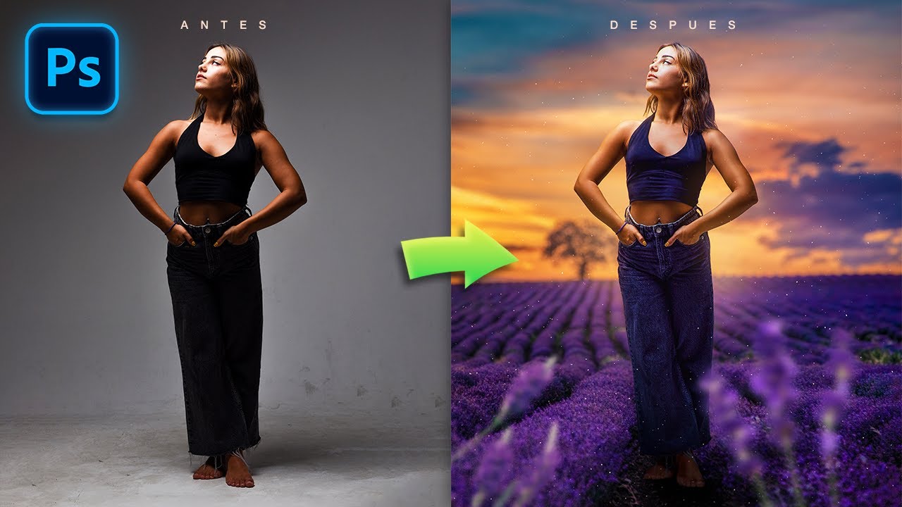 Cómo integrar una persona en otra fotografía - Photoshop Tutorial
