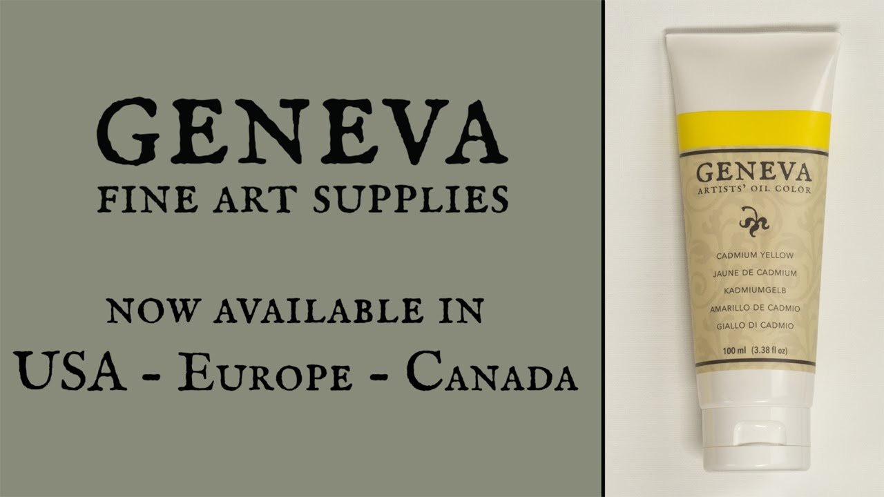 Now Available in Europe - Geneva Artists' Oil Color