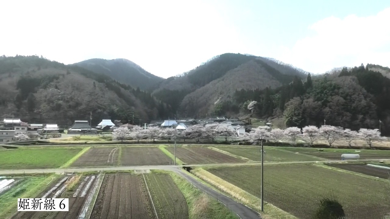 姫新線６　楢原駅→美作江見駅→美作土居駅→上月駅→佐用駅