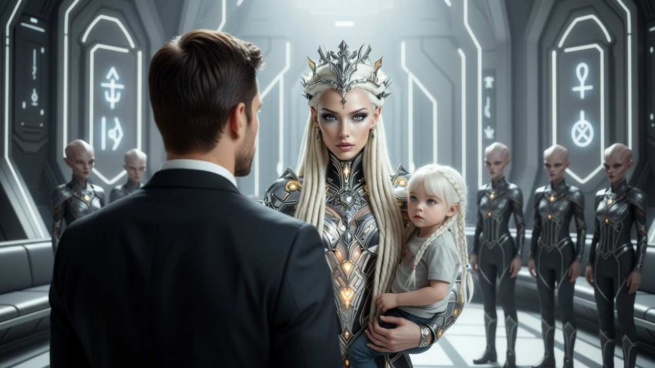 The Alien Queen's Baby Only Stopped Crying When She Saw Me — The Court Was Shocked
