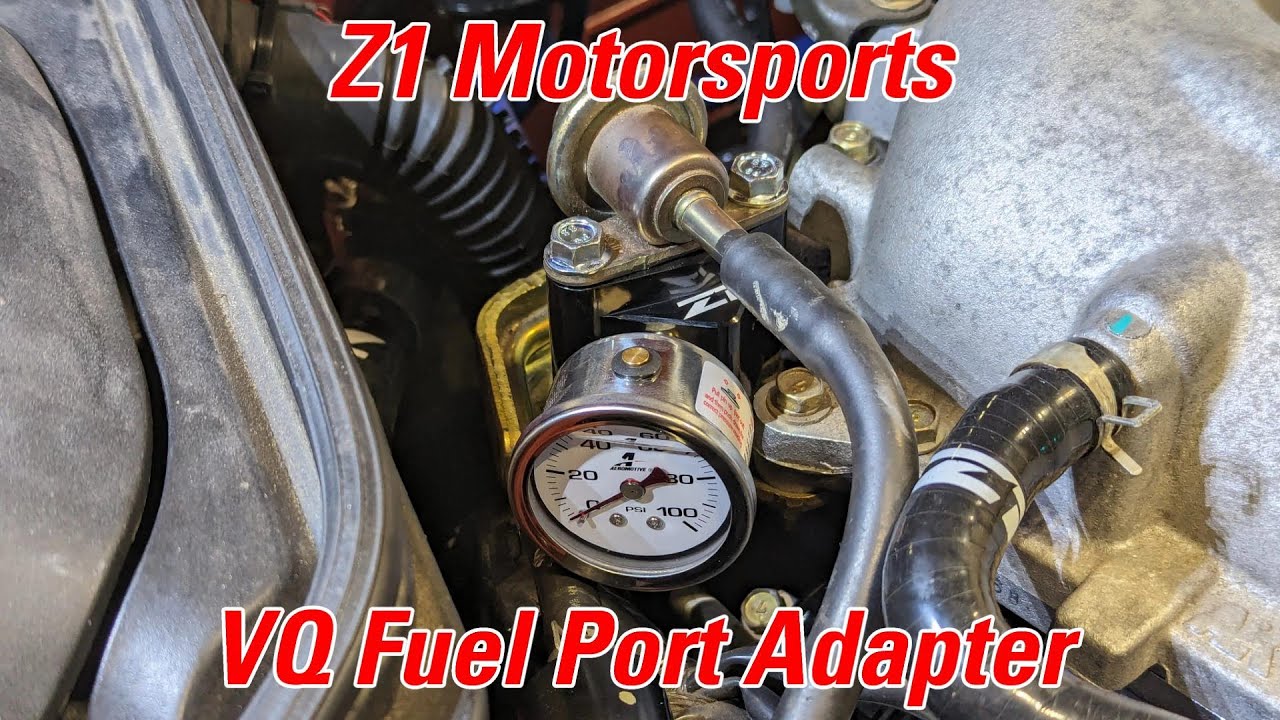 350Z - Z1 Motorsports Fuel Port and Pressure Gage Install How-To