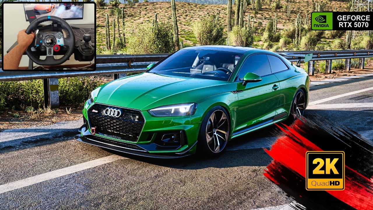 AUDI RS 5 COUPE | Forza Horizon 5 | Logitech G29 Steering Wheel
