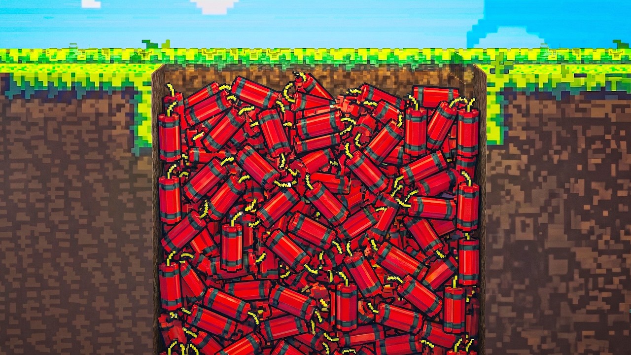 I literally used dynamite to dig to the core
