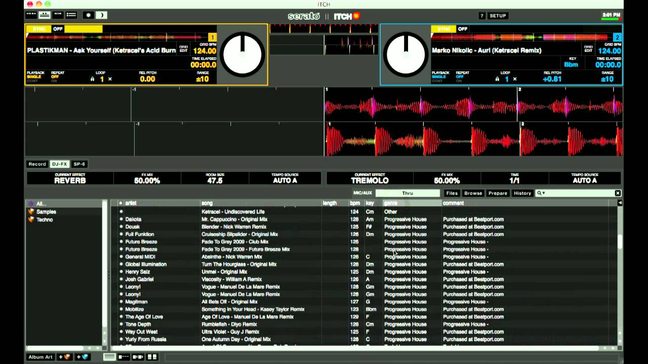 Serato Itch 2.0 DJ Software Overview