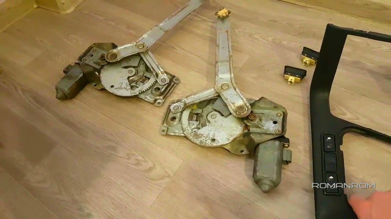 Задние электрические стеклоподъемники на БМВ Е36 (обзор опции S411A)