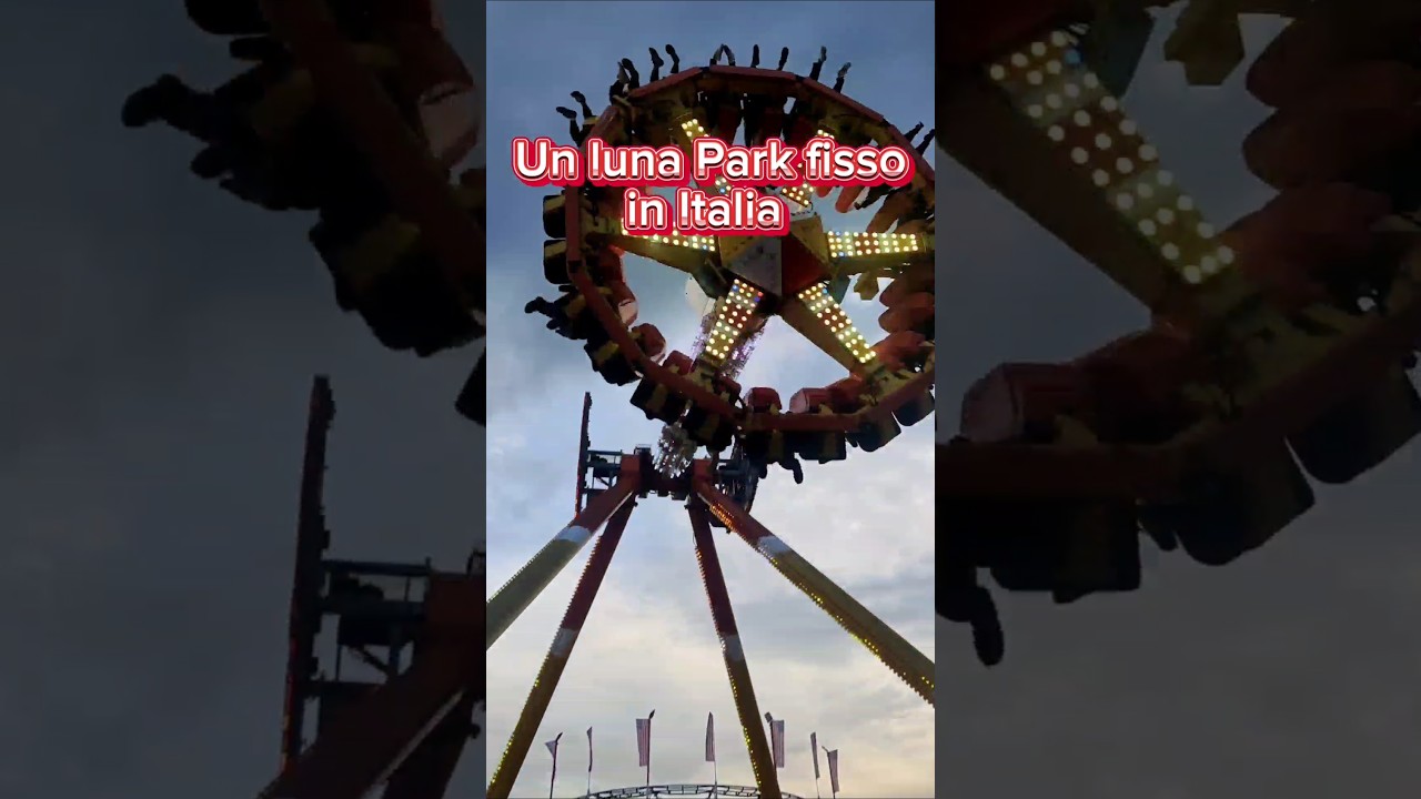 Il luna Park fisso di Milano. Ci siete stati? #shorts #shortsvideo #lunapark #milano #giostre