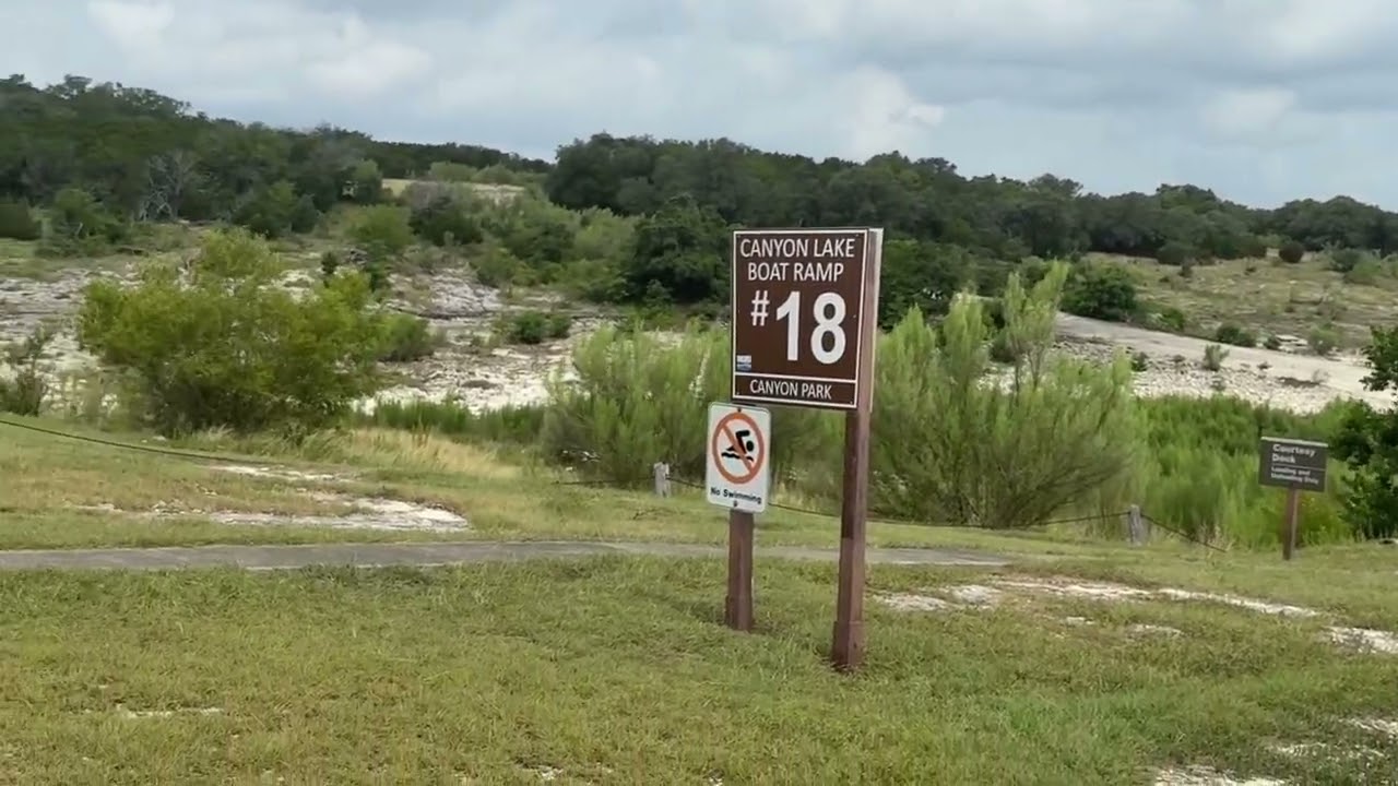 6 July 2025 Canyon Lake Boat Ramp 18 #canyonlake #texas Guadalupe River feeds into Canyon Lake