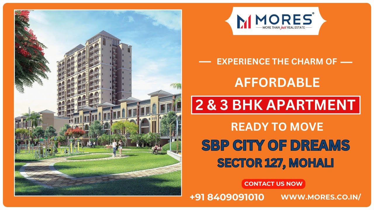 SBP City of Dreams Sector 127, Mohali | Your Dream 2 & 3 BHK Apartments #SBPCityofDreams #luxuryhome