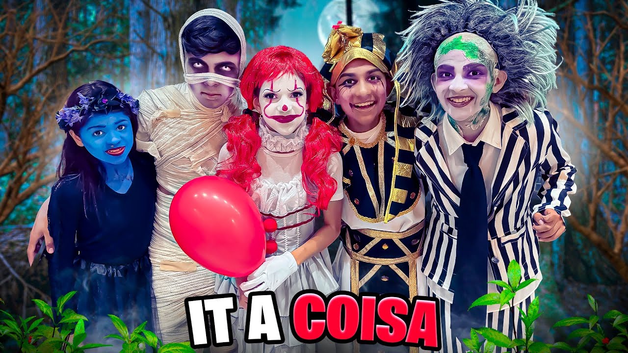 FUI A FESTA A FANTASIA DE IT A COISA (tudo que aconteceu)