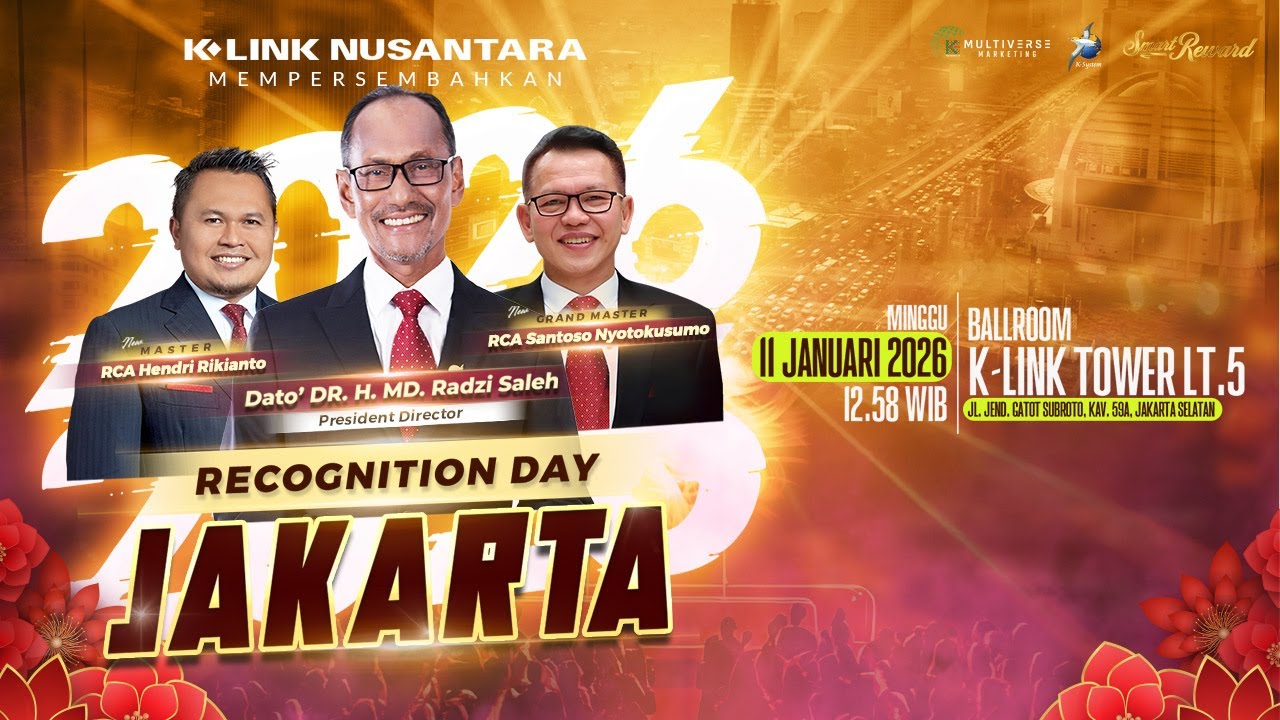 RECOGNITION DAY 2026: PENCAPAIAN TINGKAT YANG LEBIH TINGGI DI 2026!!