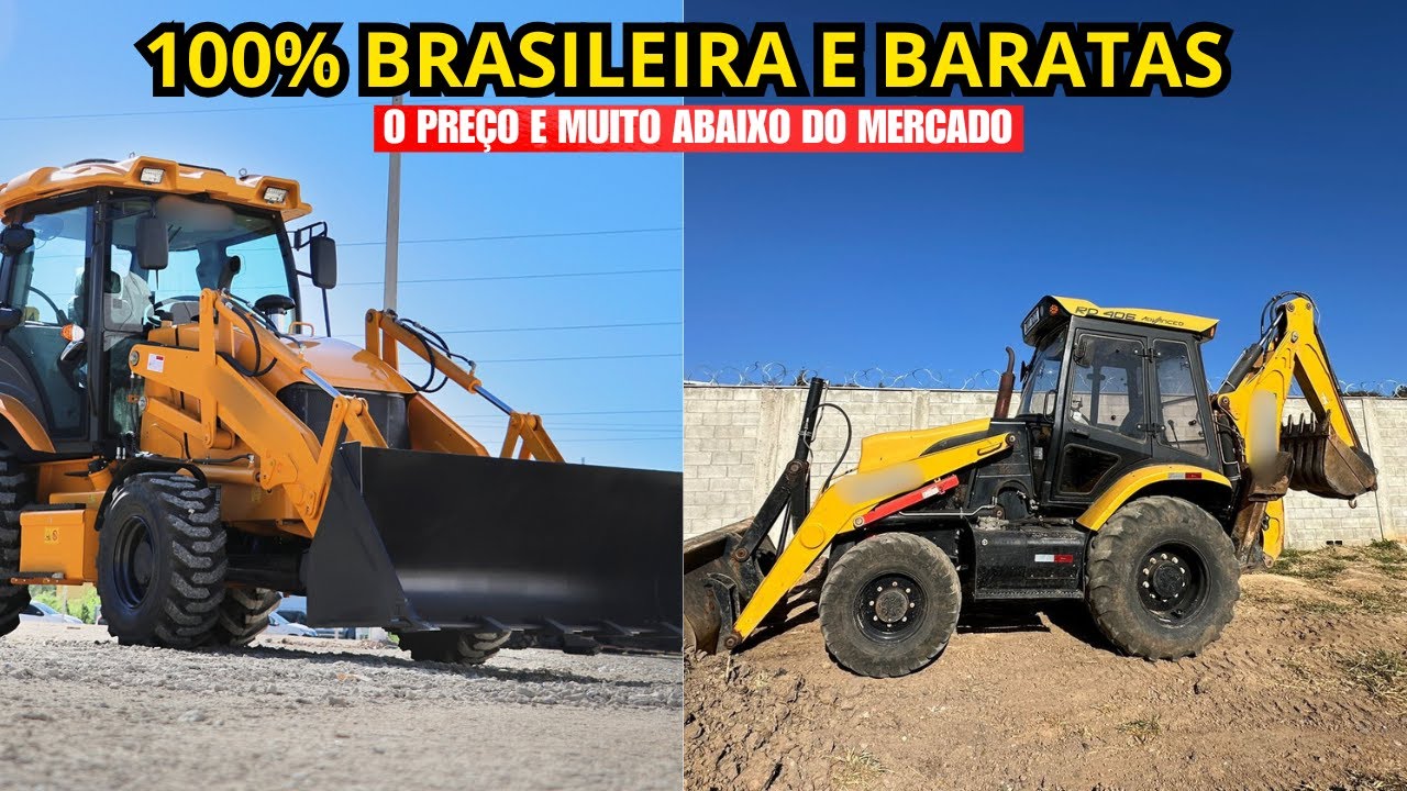 As 2 Melhores e Mais Baratas Retroescavadeiras Fabricadas no Brasil Ideais para Quem Está Começando