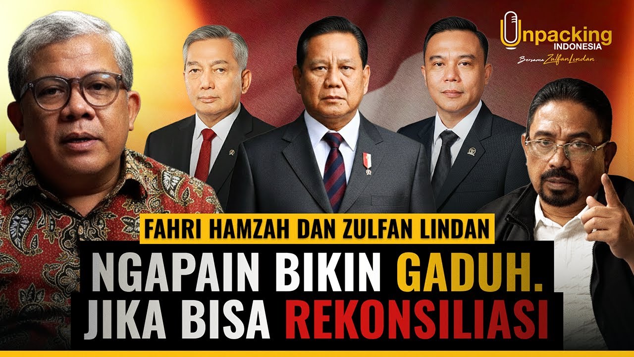 NGAPAIN BIKIN GADUH. JIKA BISA REKONSILIASI ft Fahri Hamzah | Podcast Unpacking