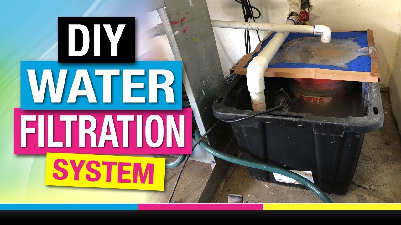 Cheap DIY Water Filtration System for Screen Printing thats Affordable