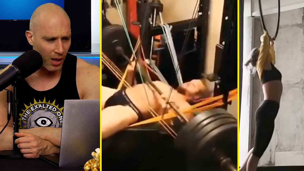 Reacting To Funny Stupid Gym People! Try Not To Laugh!
