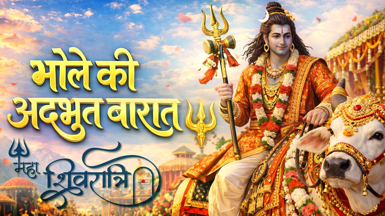 शिव जी की बारात | सज गए भोलेनाथ दूल्हे में | Bam Bam Bhole | Shiv Barat Bhajan 2026