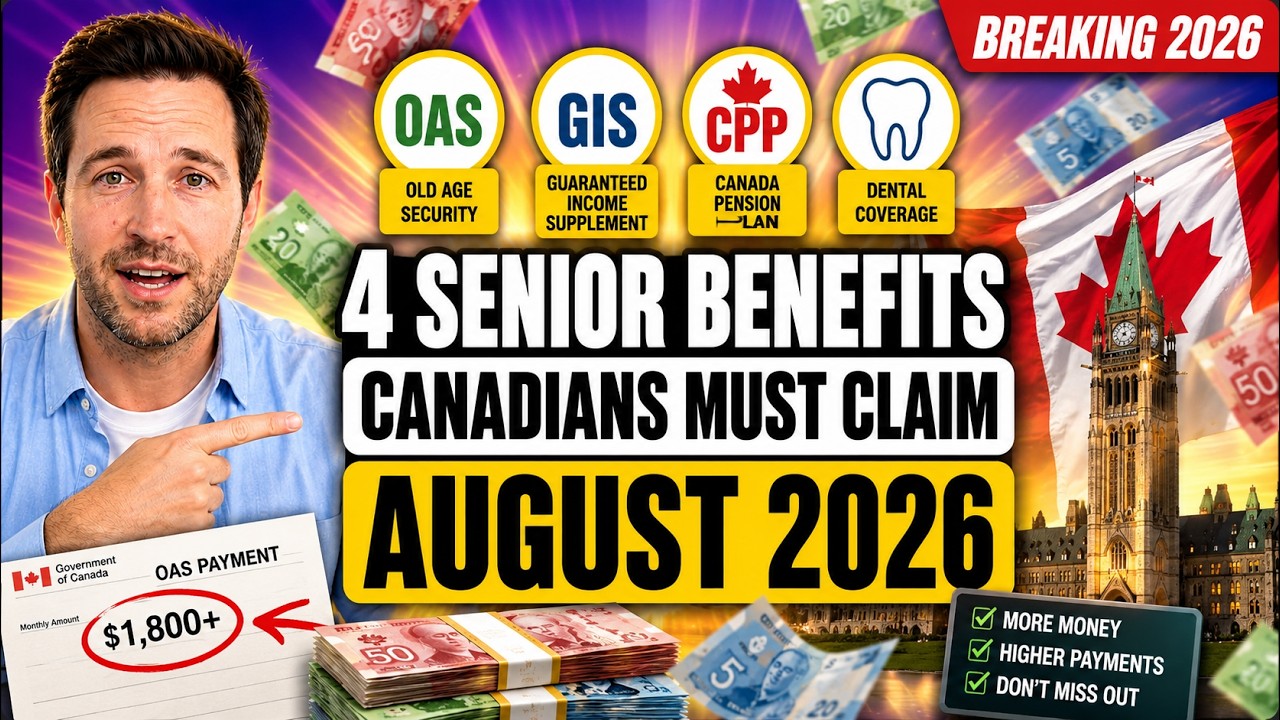 Don't Miss These Canadian Senior Benefits in 2026 | OAS, GIS, CPP & Dental