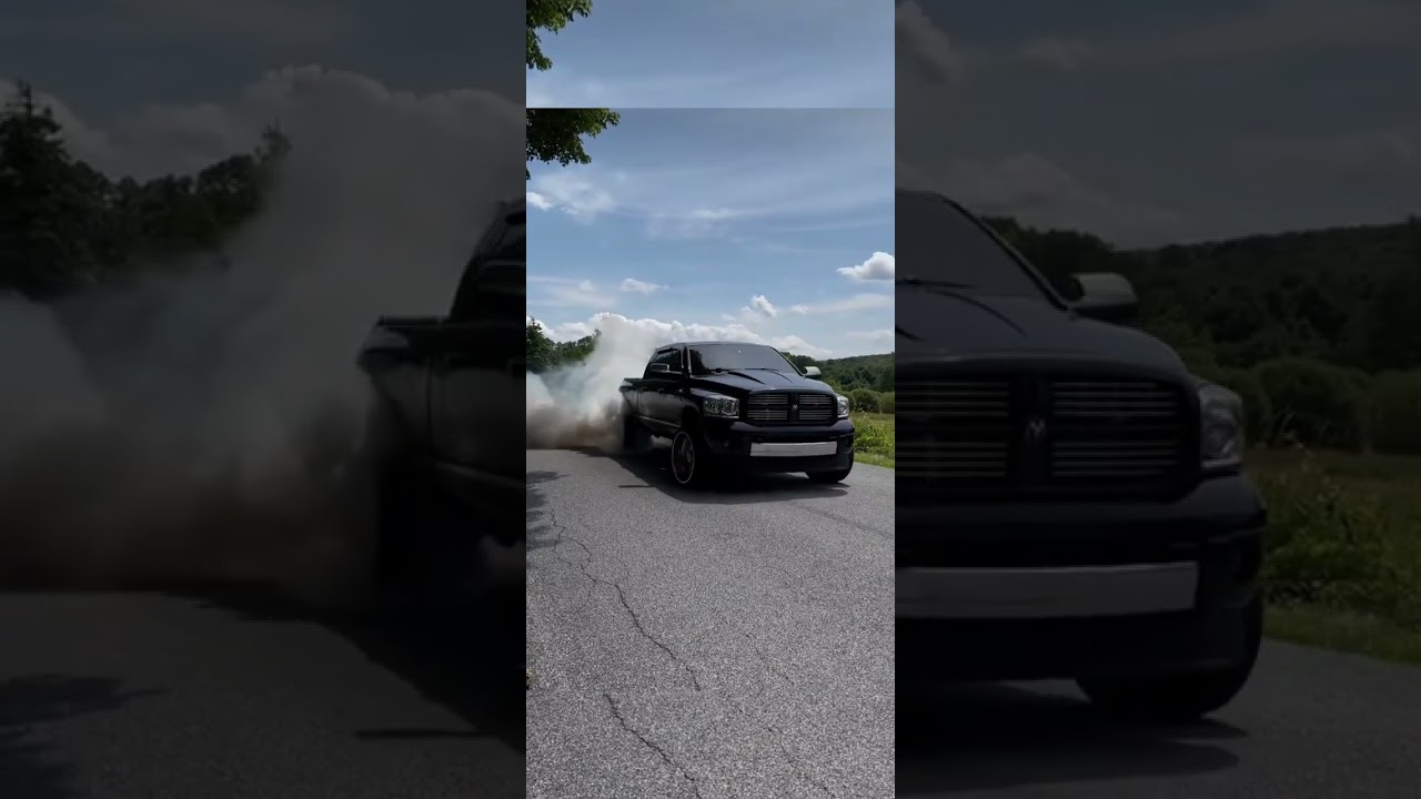 RAW 6.7 CUMMINS POWER! #cummins #dodge #ram #truck #clean #automobile #burnout #3rdgen # #fast #cool