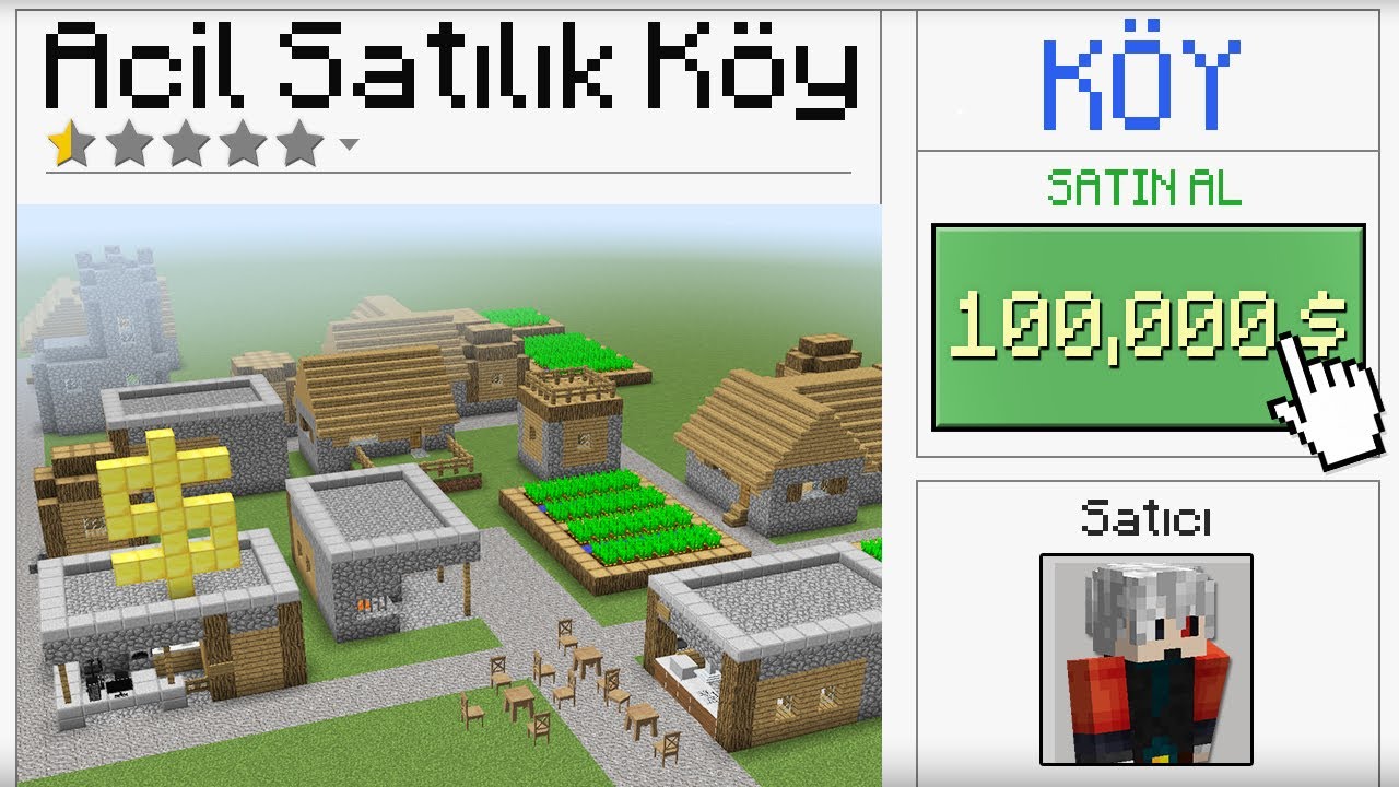 KÖYÜ SATIYORUZ... - Minecraft