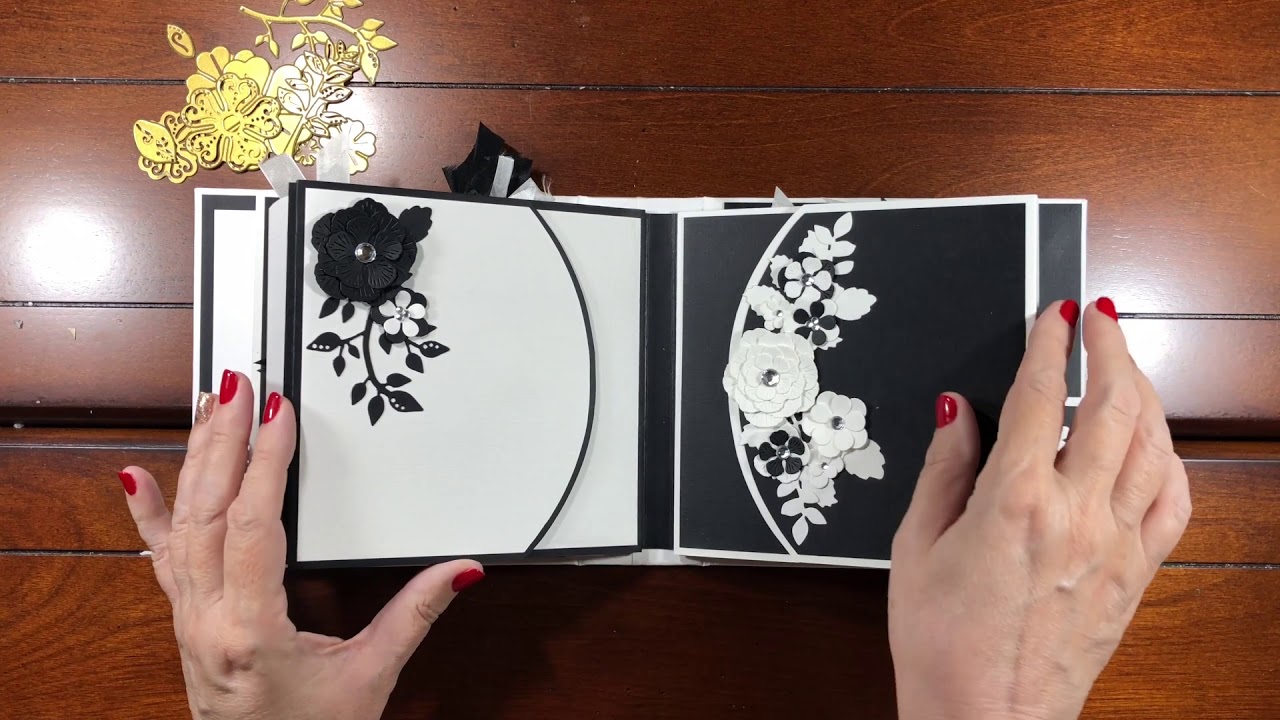 Flip Through Friday - Black and White Mini Album