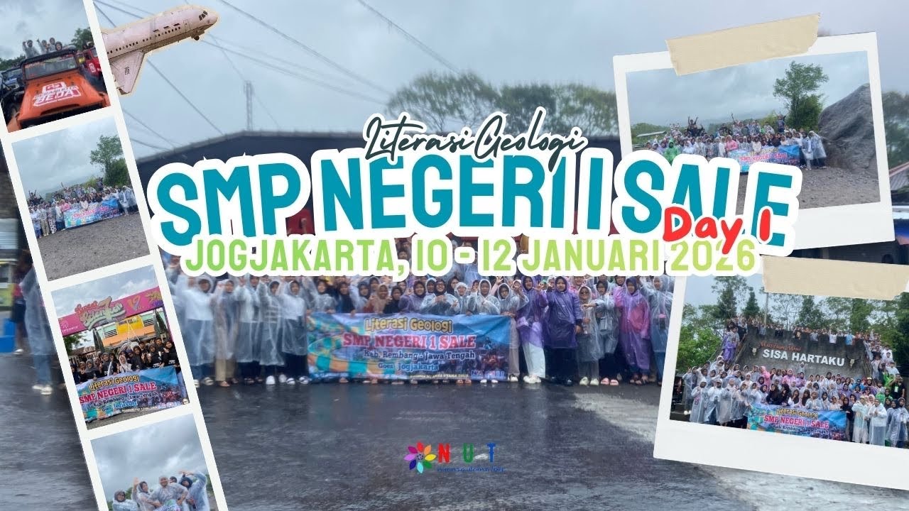Part 1 - Literasi Geologi SMPN 1 Sale go to Jogjakarta