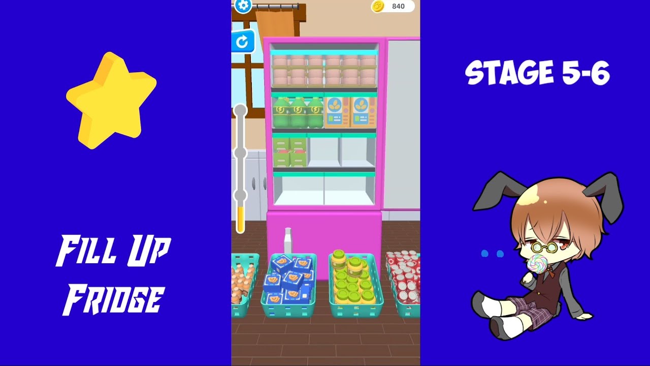 Isi Kulkas Stage 5-6 || Fill Up Fridge || Game ASMR