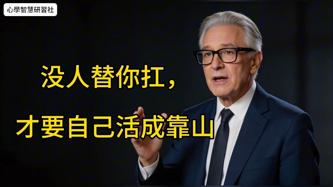 無人兜底的一生：纔是成年人最高級的清醒#情感 #思维格局 #提升自己 #正能量 #涨知识 #认知思维 #成长#心灵感悟 #破局思维