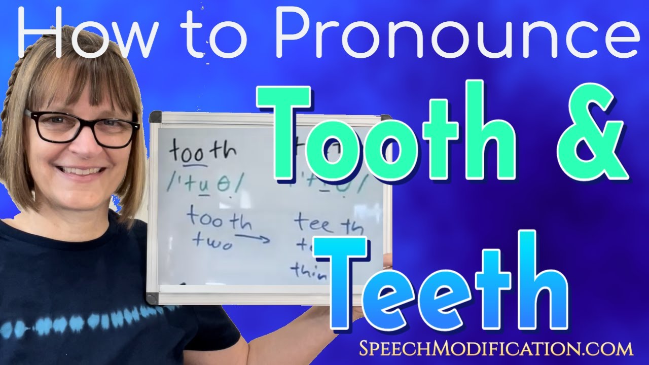 How to Pronounce Tooth and Teeth (Voiceless TH sound /θ/)