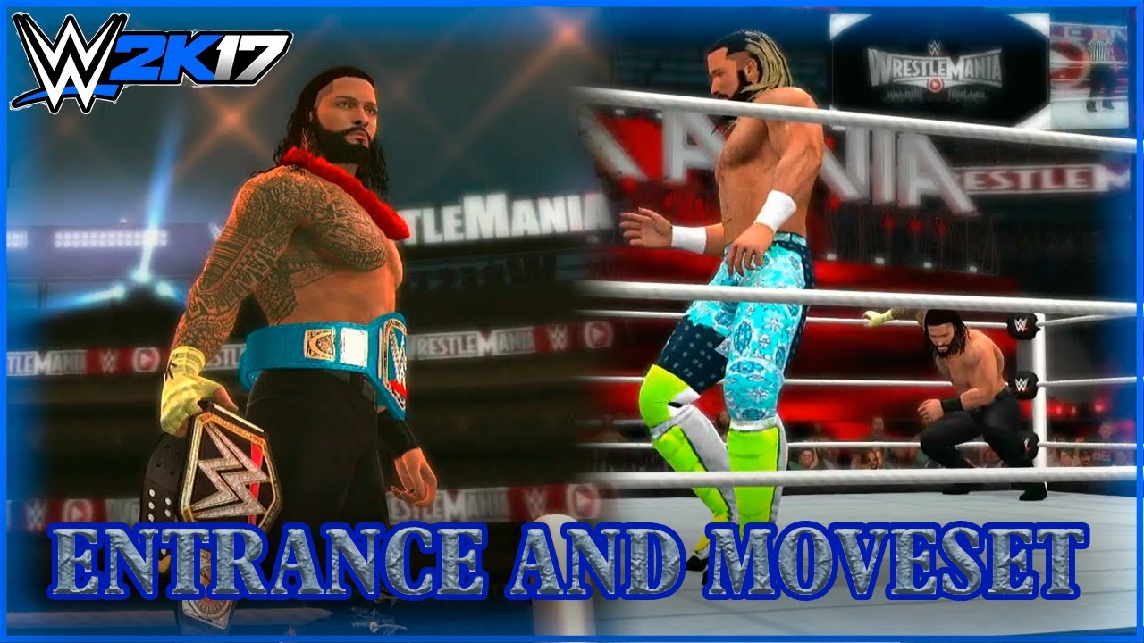 WWE 2K17 Roman Reigns Entrance and Moveset Formula 2022 (PS3/XBOX 360)