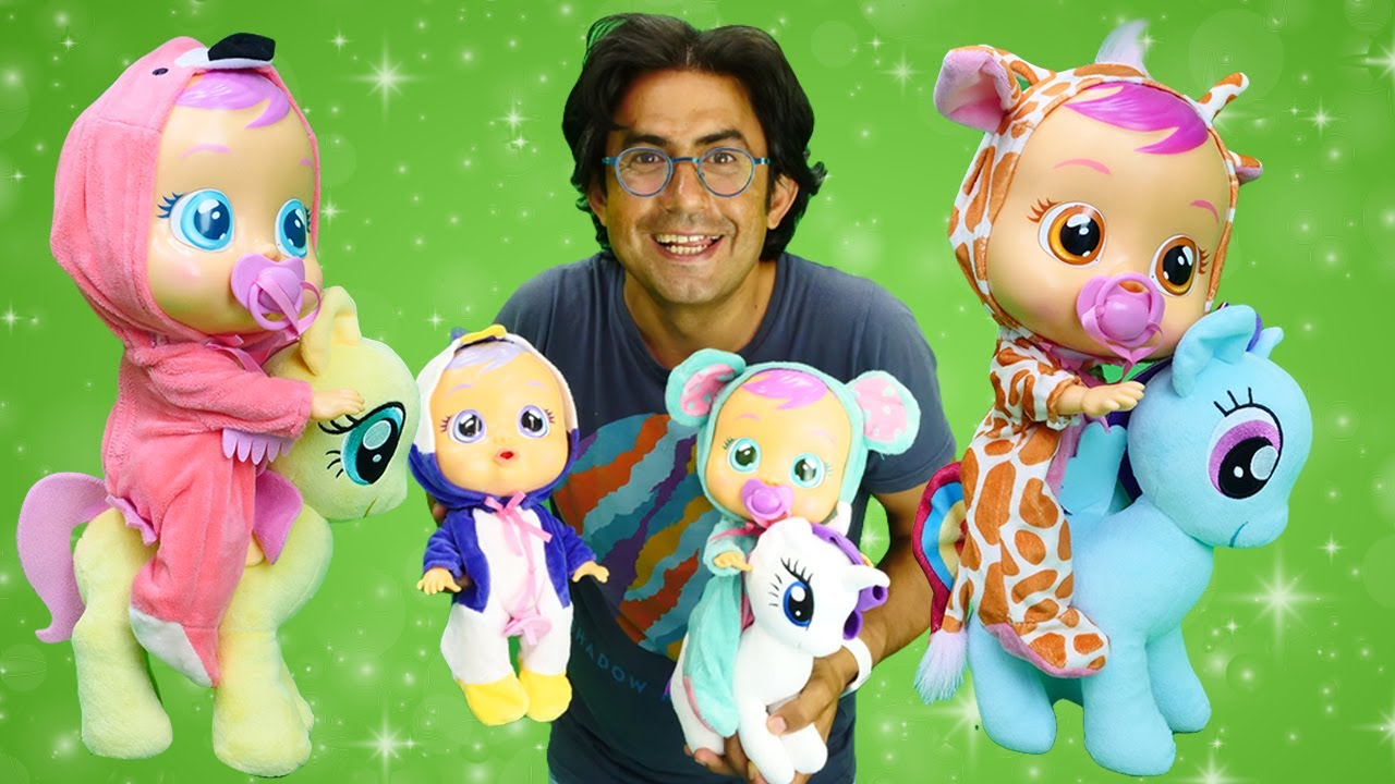 Oyuncak bebek bakma oyunu. Cry Babies susturmaya çalışıyoruz. My Little Pony.