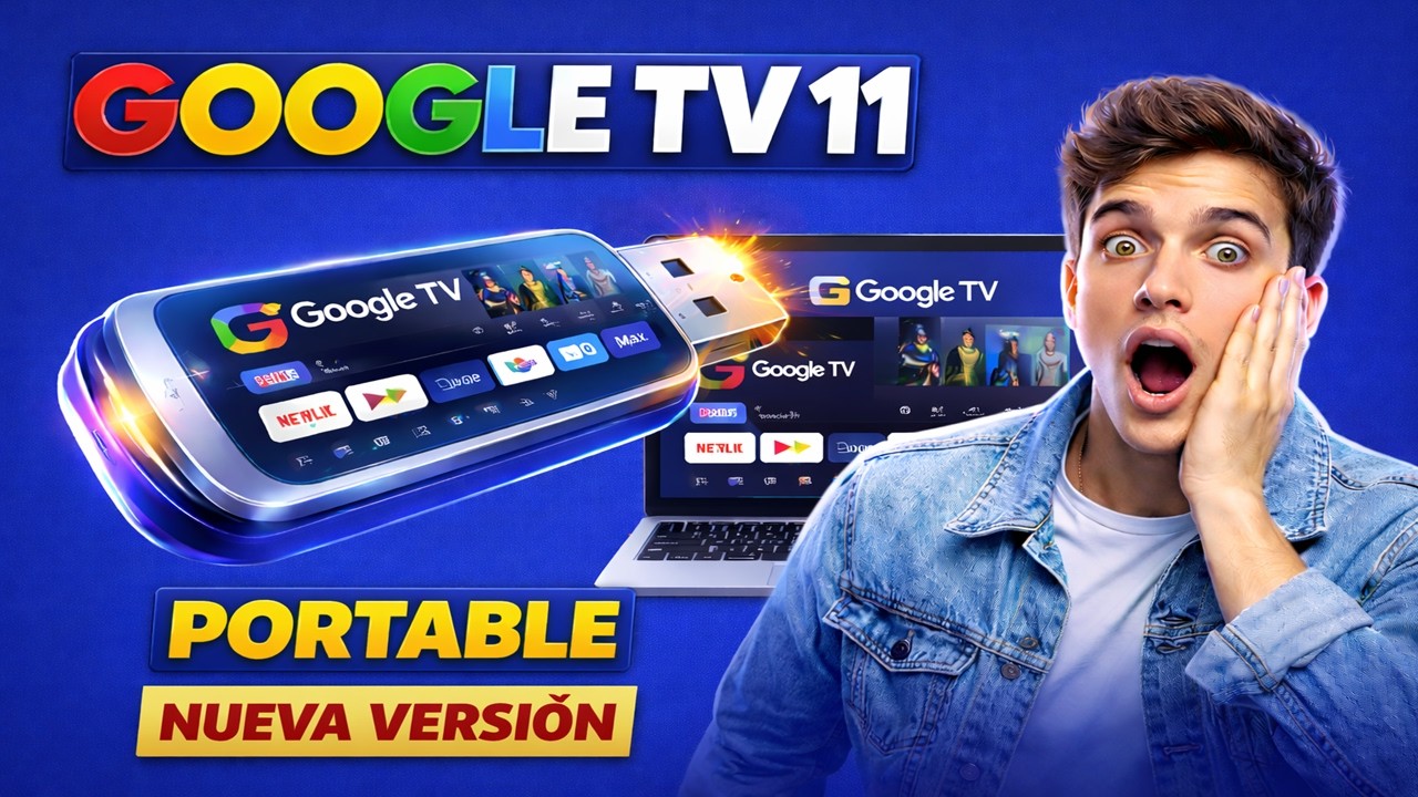 Google TV 11 Portable Completo | Boot UEFI y Legacy Incluido