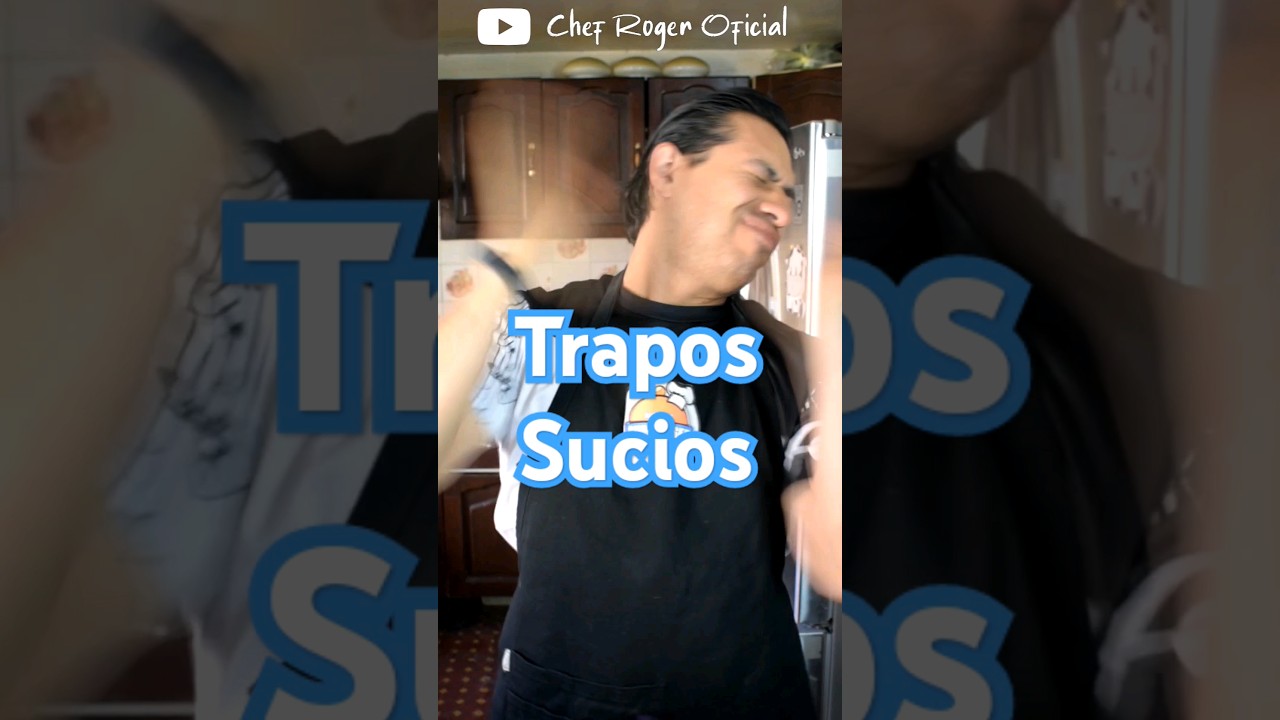Como lavar trapos sucios #chefroger #trapo #lavar