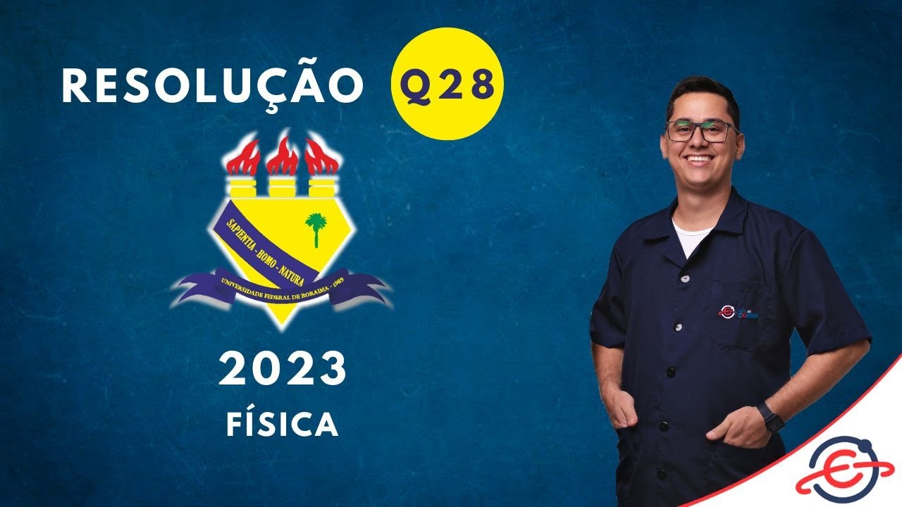 UFRR 2023 - Física - Q. 28 | O gráfico abaixo representa o movimento de uma par | Profº Wlad Parente