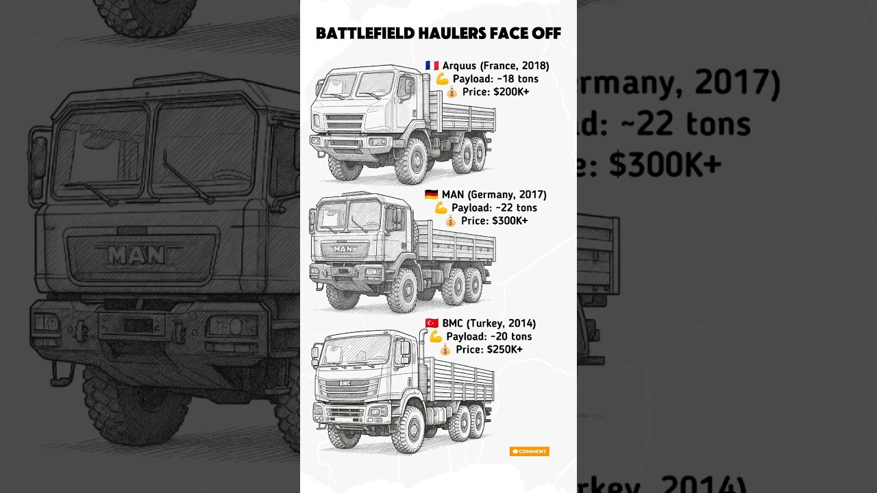 Logistics Truck Showdown: Which Army Beast Rules the Battlefield?🤔