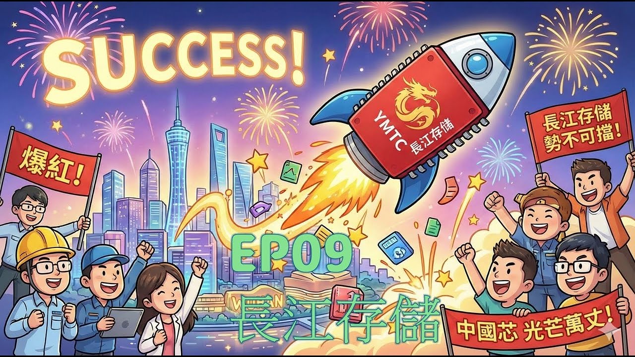 EP09｜趨勢腦袋｜Trend Minds：長江存儲 YMTC 突圍戰：從技術追隨者到領跑者，誰才是全球 Flash 市場真正的威脅？