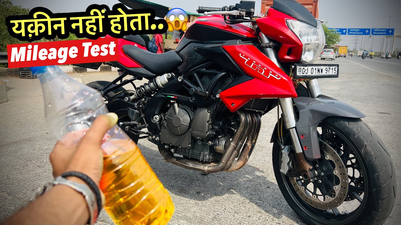 Benelli 600i Mileage Test 😱With Hyper Riding🔥