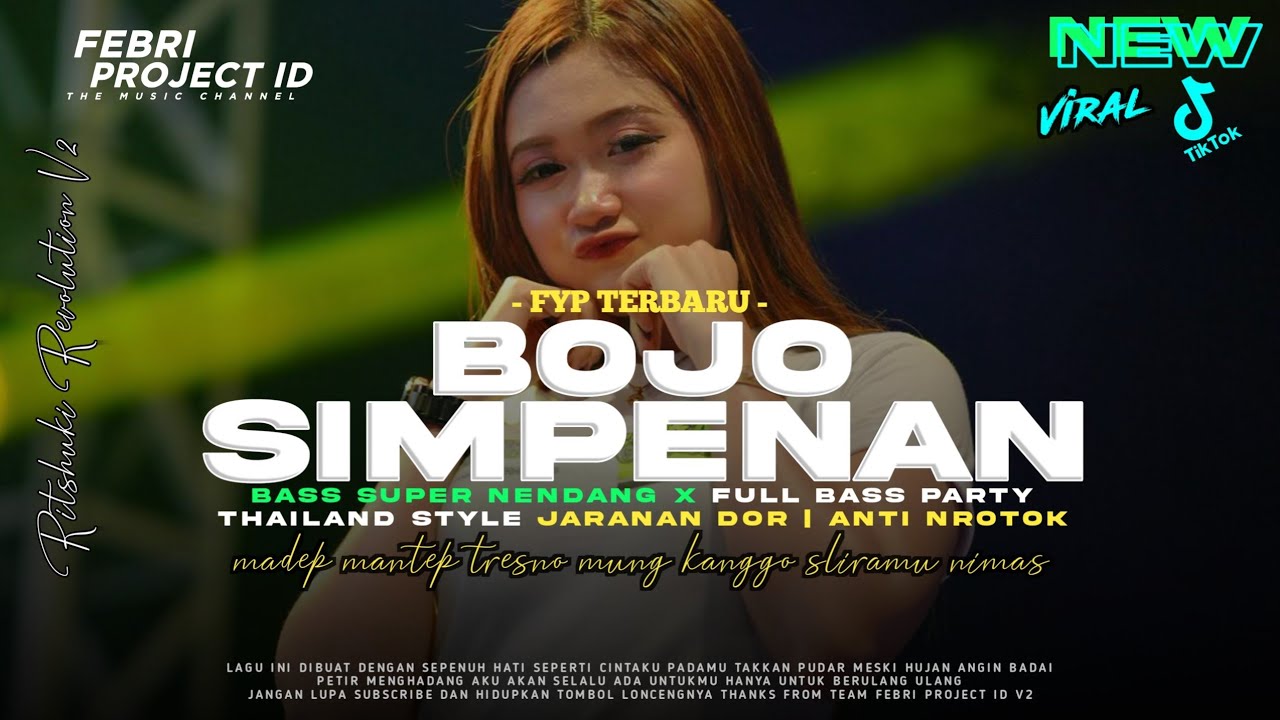 DJ BOJO SIMPENAN | REGGAE SLOW BASS X THAILAND STYLE ANTI NROTOK VIRAL TIKTOK TERBARU 🎧