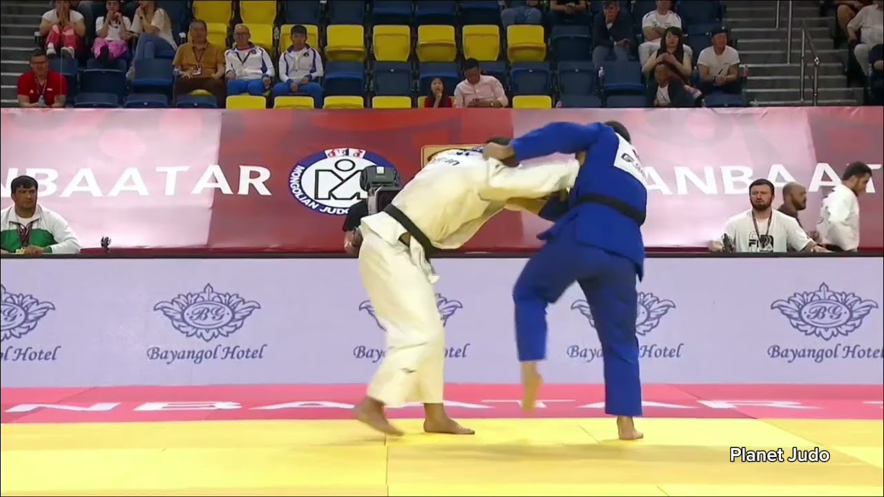 Komronshokh USTOPIRIYON 🇹🇯 🆚️ Mikhail IGOLNIKOV 🇷🇺 |  полуфинал/-90кг | Большой Шлем Улан-Батор 2023
