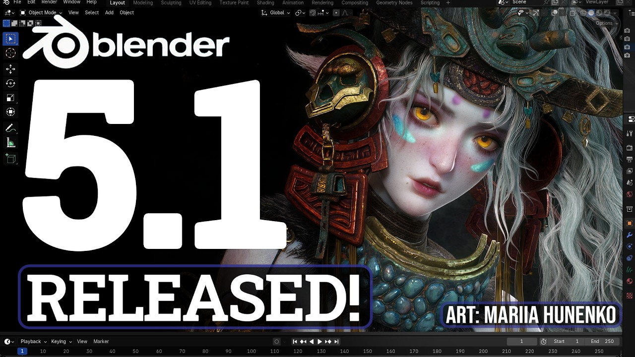 Blender 5.1 Released | What's NEW That Changes Everything!