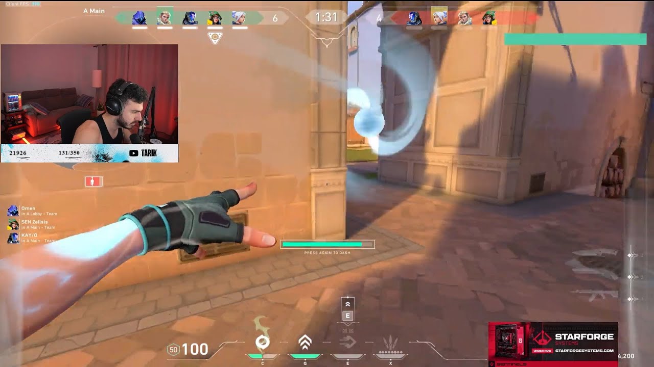 ASCENT! TARIK JETT VALORANT RADIANT RANKED GAMEPLAY FULL MATCH VOD