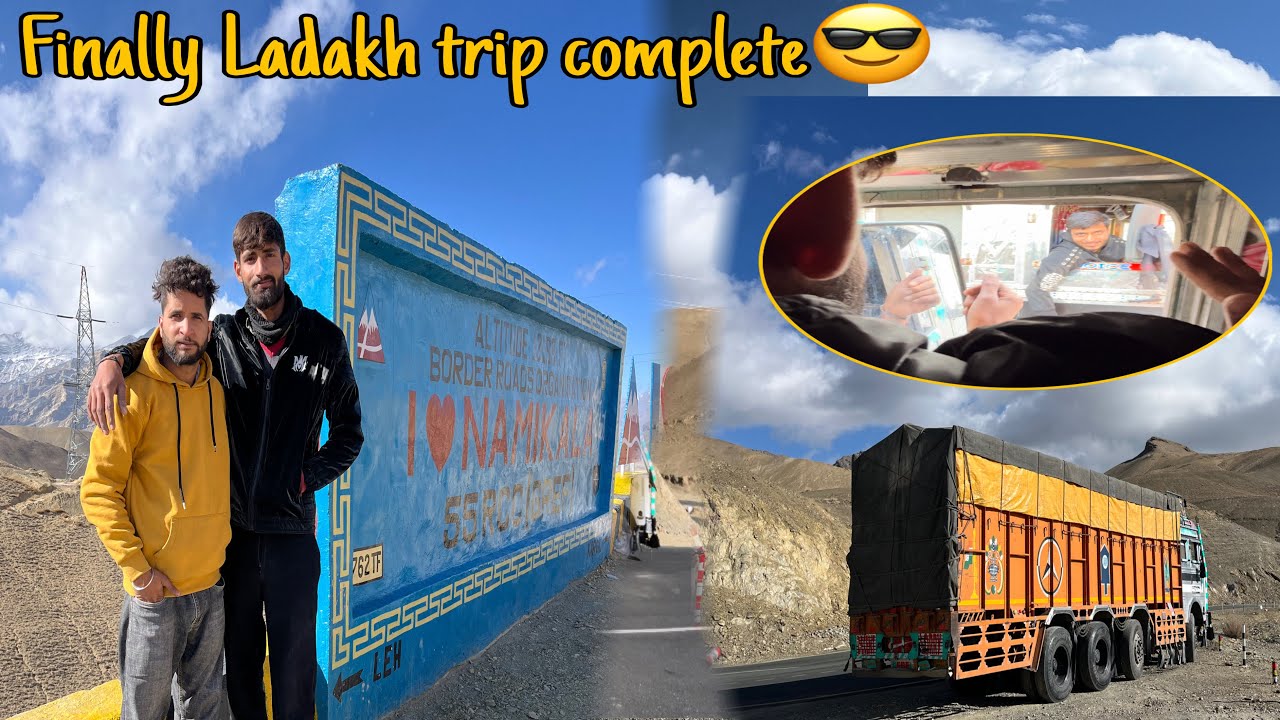 Finally Ladakh mai pounch gye Gadi😎|| l ❤️ Namkila😍#new#trending#truckdriver#rocky 